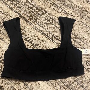 Black Aerie offline Women's sports bra NWT